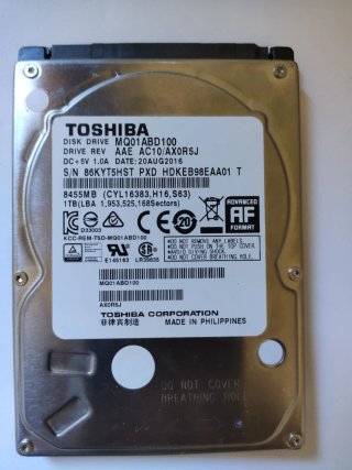 5 Discos Duros 2.5 5400 RPM
