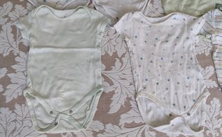 Lote 9 bodies verano 9 meses / 80 cm
