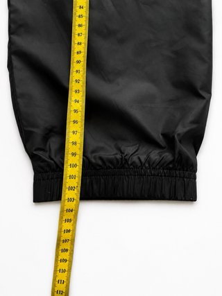 Pantalón Adidas Nylon Vintage Negro Rayas Blancas