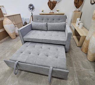Sofá Cama Gris 2 Plazas