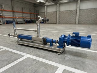 Bomba mono industrial 11 kW para glucosa o viscoso