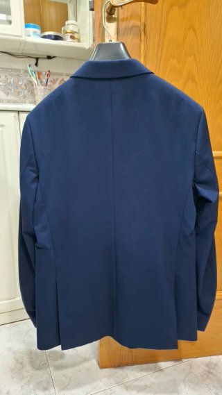 Traje de caballero azul marino