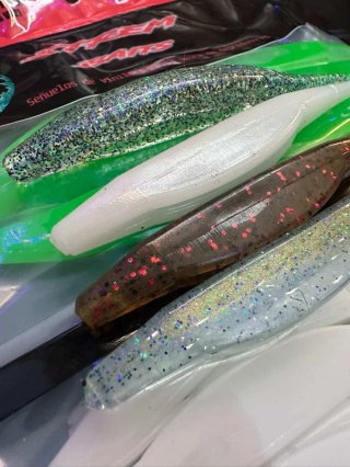 Señuelos de vinilo para pesca