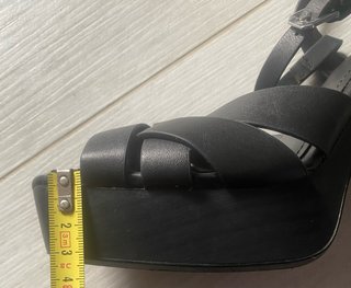 Sandalias Zara Plataforma Talla 36 Negras