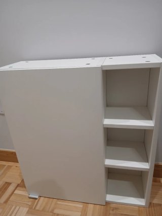 Armario de baño blanco