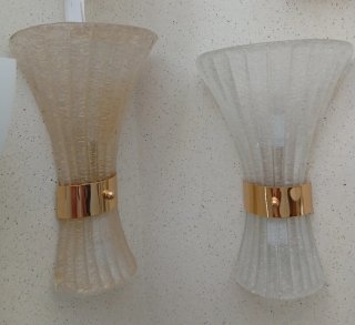 Lampada parete Aureliano Toso mod Canaletto