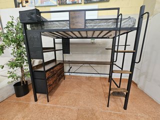Litera de Metal/Madera con Escritorio