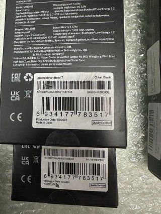 Lote 10 Xiaomi Smart Band 7 F72757