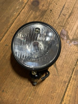 Faro clásico metálico tractor