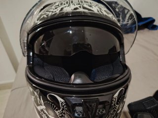 Casco Integral Mujer Negro