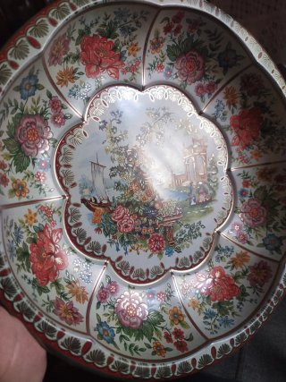 Platos decorativos vintage ingleses
