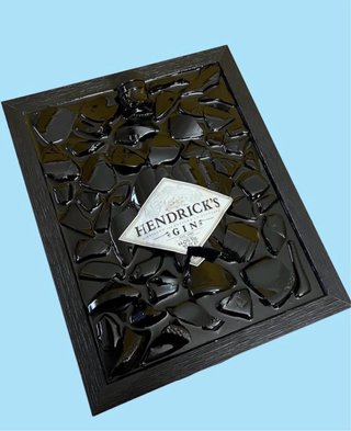 Quadro Hendrick's Gin Vetro Nero
