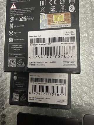 10 unità Xiaomi Buds 3 Lite F39205