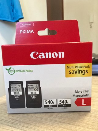 Canon PG-540L Tinta Negra Pack Ahorro