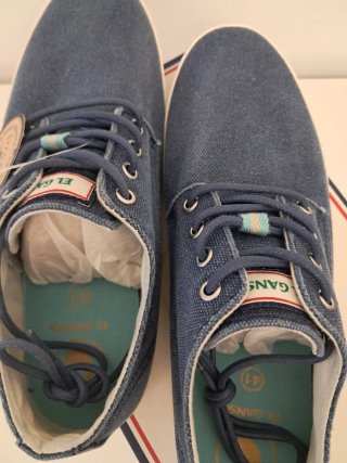 Zapatillas El Ganso Azul Nuevas 41