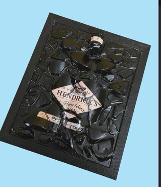 Quadro Hendrick's in Vetro e Plastica