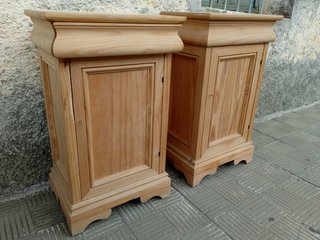 2 Mesitas de Noche Auxiliares Madera