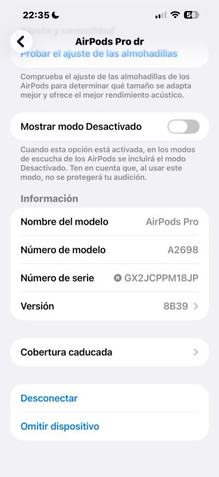 AirPods Pro 2 con estuche MagSafe HG7WY4