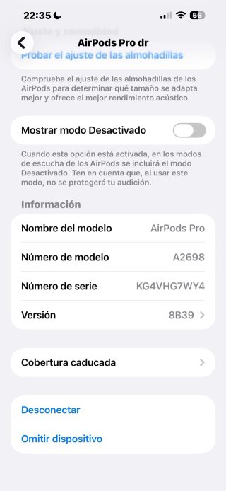 AirPods Pro 2 con estuche MagSafe HG7WY4