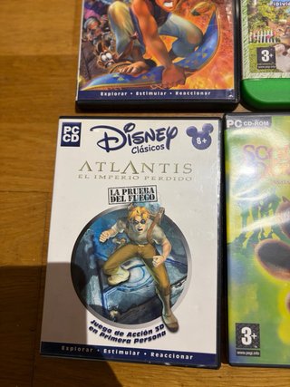 Lote 7 Juegos PC: Myst, Harry Potter, Scooby Doo,