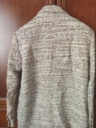 Blazer Zara Beige y Gris