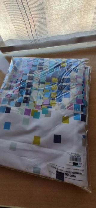 Set di lenzuola da 90 cm con design a quadri