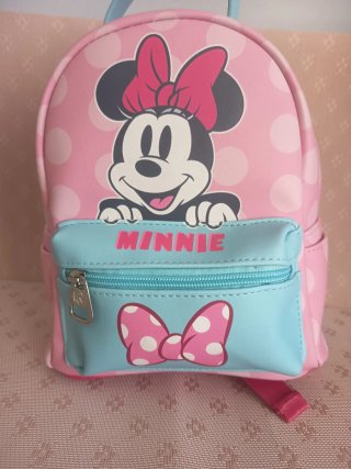 Mochila Minnie Mouse Rosa y Azul