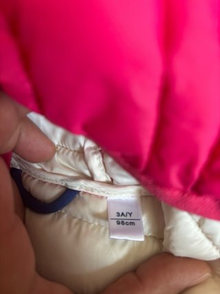 Chaleco acolchado niña capucha Talla 3 años