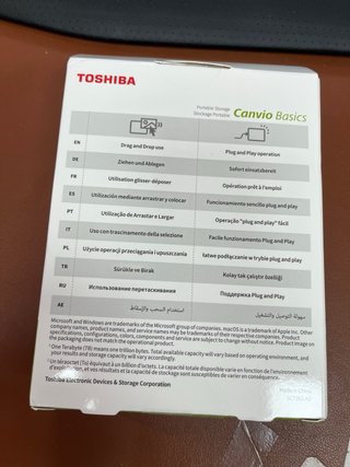 Disco Duro Toshiba Canvio Basics 2TB Disco #YNTVDH