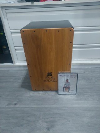 Cajón Flamenco + funda + DVD