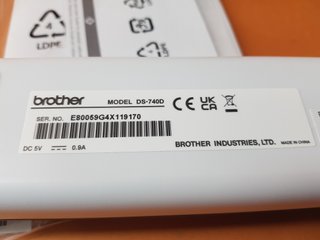 Escáner Portátil Brother DS-740D Duplex USB 3.0