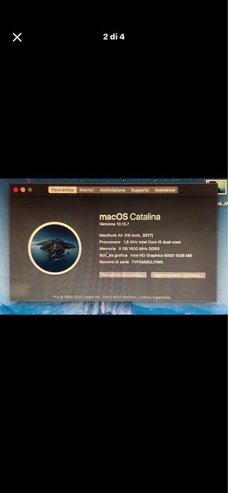 MacBook Air 13” 2017 8GB RAM