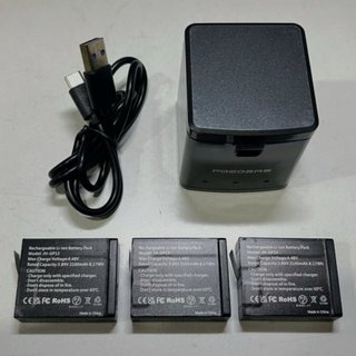 Caricatore e 3 batterie GoPro Hero 13