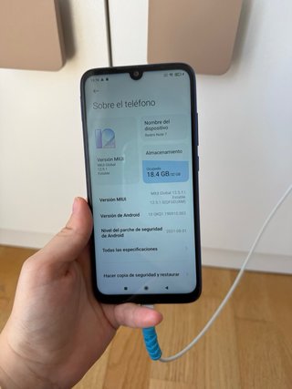Xiaomi Redmi Note 7 Azul y morado