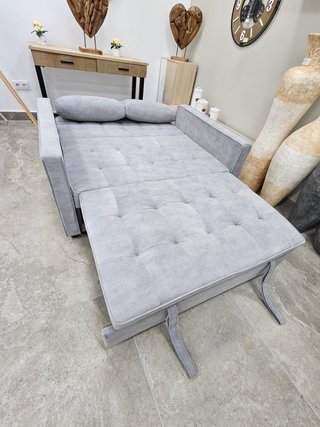 Sofá Cama Gris 2 Plazas