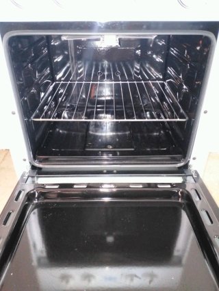 Cocina de gas natural BRU blanca