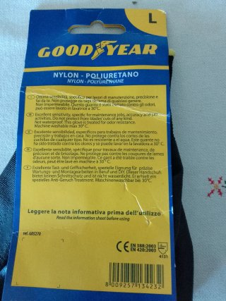 Guantes Goodyear Talla L Negros
