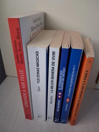 Libros de autoayuda y superación.