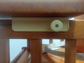 Trona de madera evolutiva