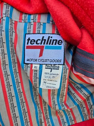Chaqueta Techline Moto Talla XL Roja
