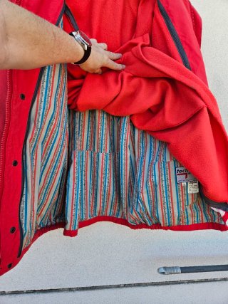 Chaqueta Techline Moto Talla XL Roja