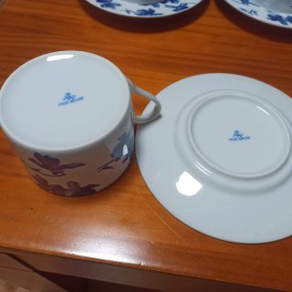 12 Juegos Tazas Café Porcelana Vista Alegre