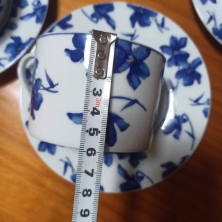 12 Juegos Tazas Café Porcelana Vista Alegre