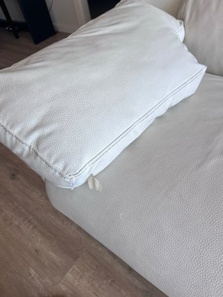 Sofá Cama Polipiel Beige Apertura Italiana