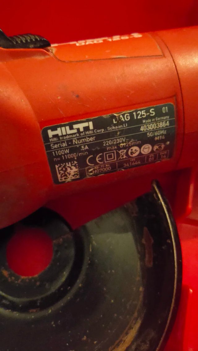 Radial HILTI DAG 125-S 125mm