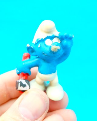 Figura PVC Pitufo Fortachón Knockoff