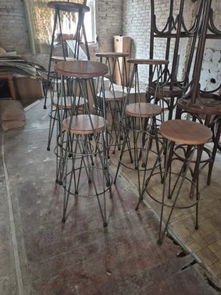 Taburetes Hostelería Madera y Metal