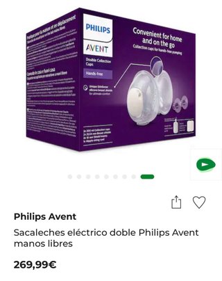 Sacaleches Eléctrico Doble Philips Avent