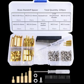 Kit Tornillos y Separadores M2.5 para Raspberry