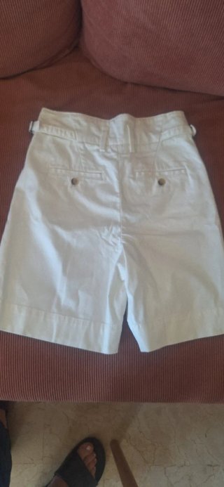 Pantalones cortos de algodón blancos